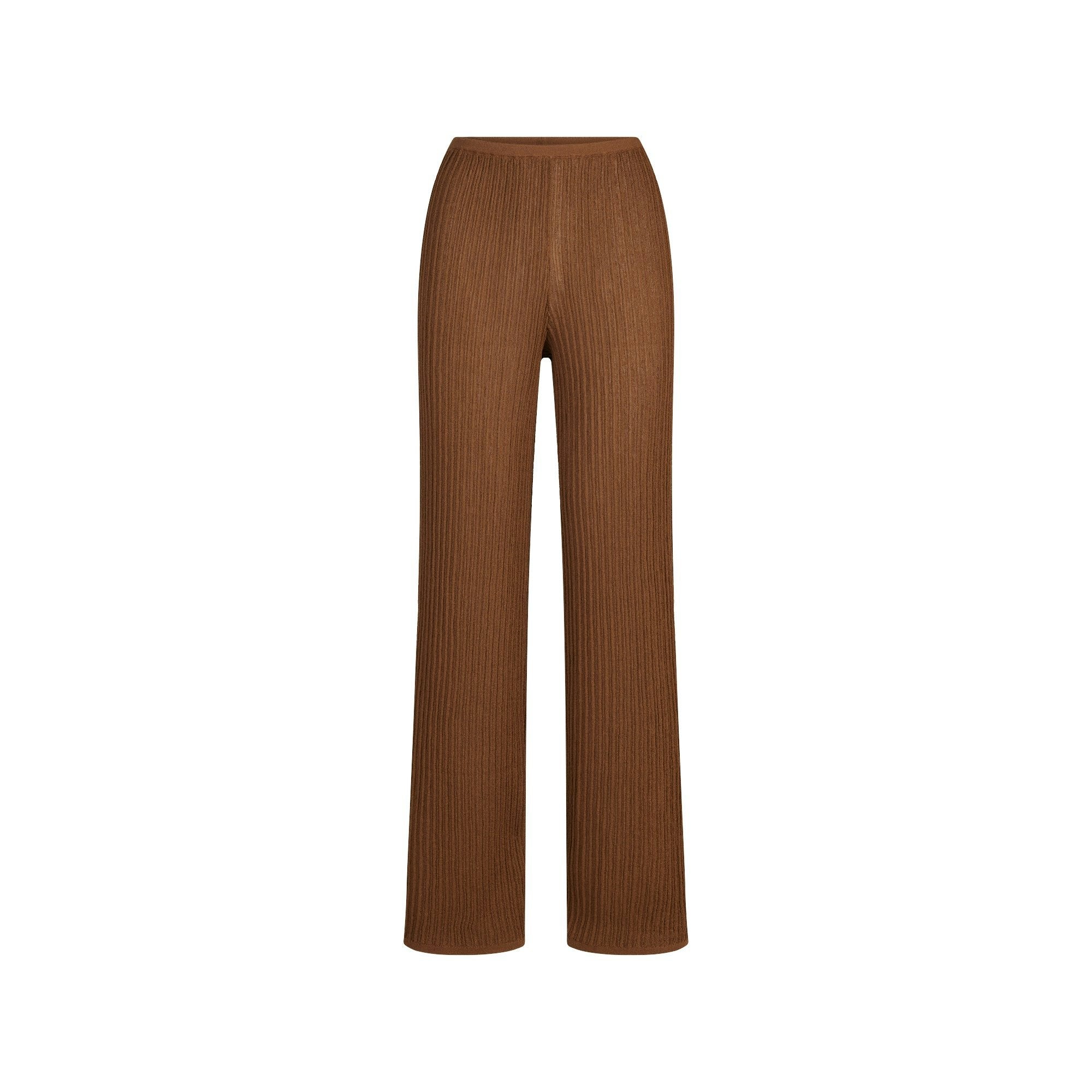 SHEER KNIT STRAIGHT LEG PANT
