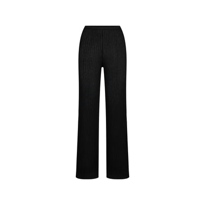 SHEER KNIT STRAIGHT LEG PANT