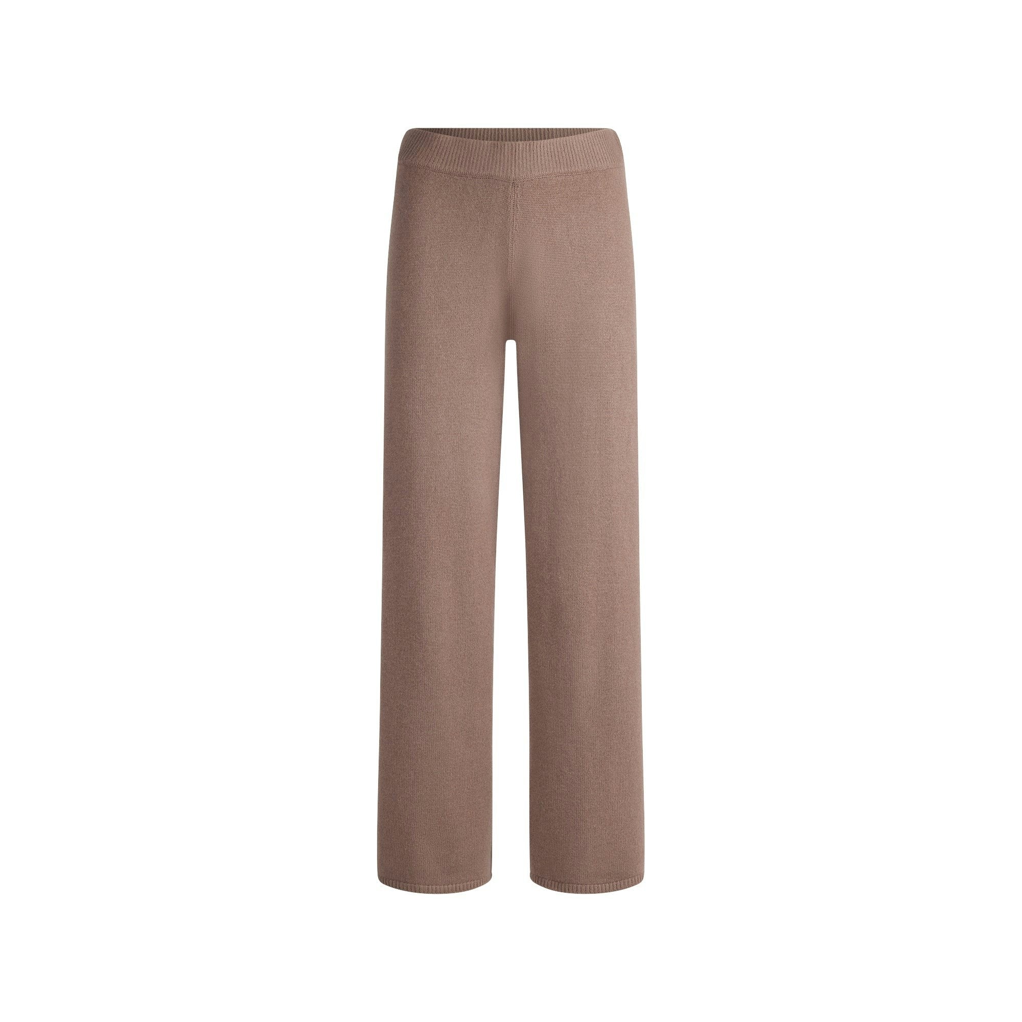 Skims Cashmere Wide Leg Pant Umber