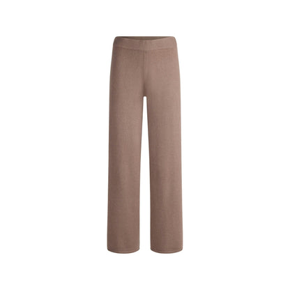 Skims Cashmere Wide Leg Pant Umber