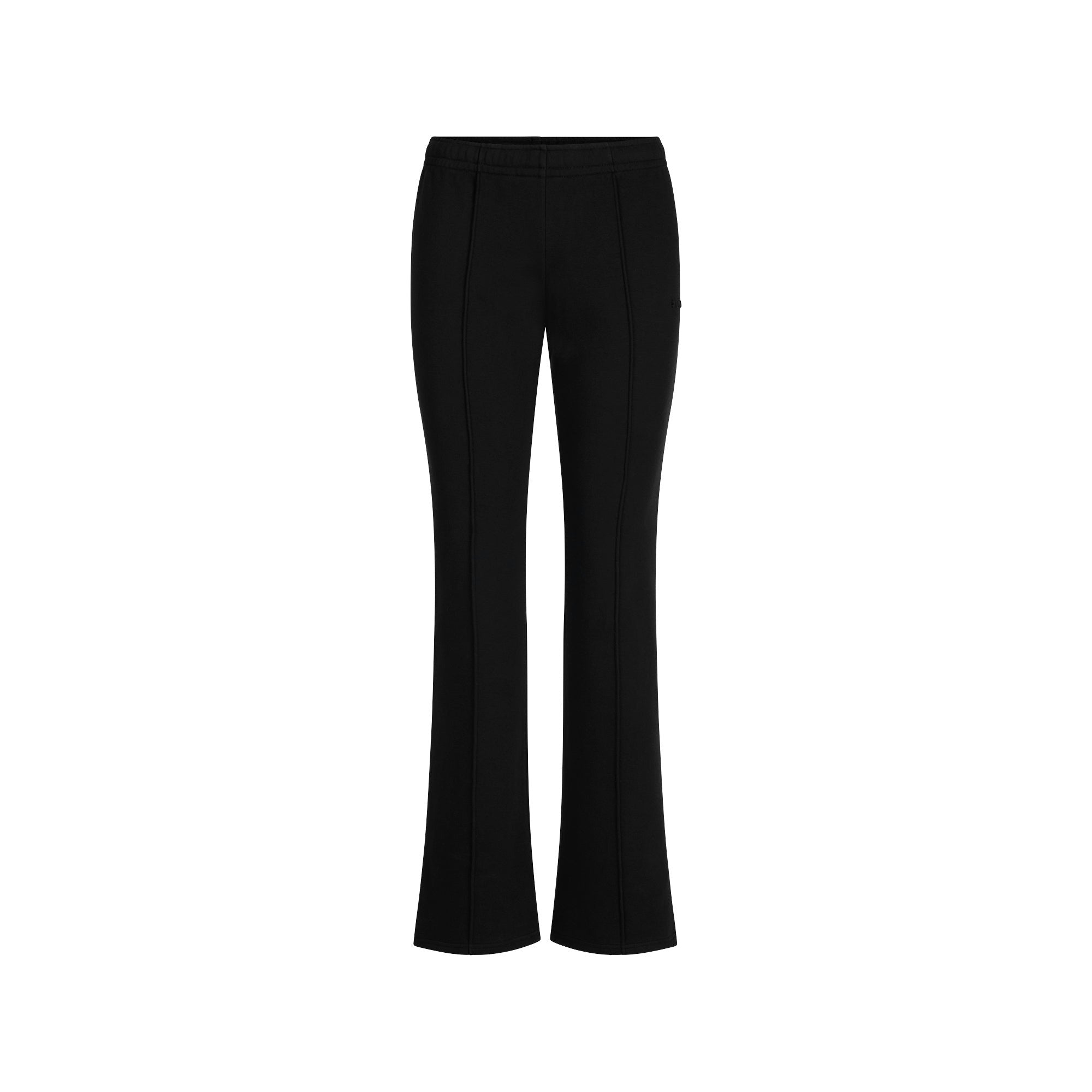 COTTON FLEECE LOW RISE SLIM PANT