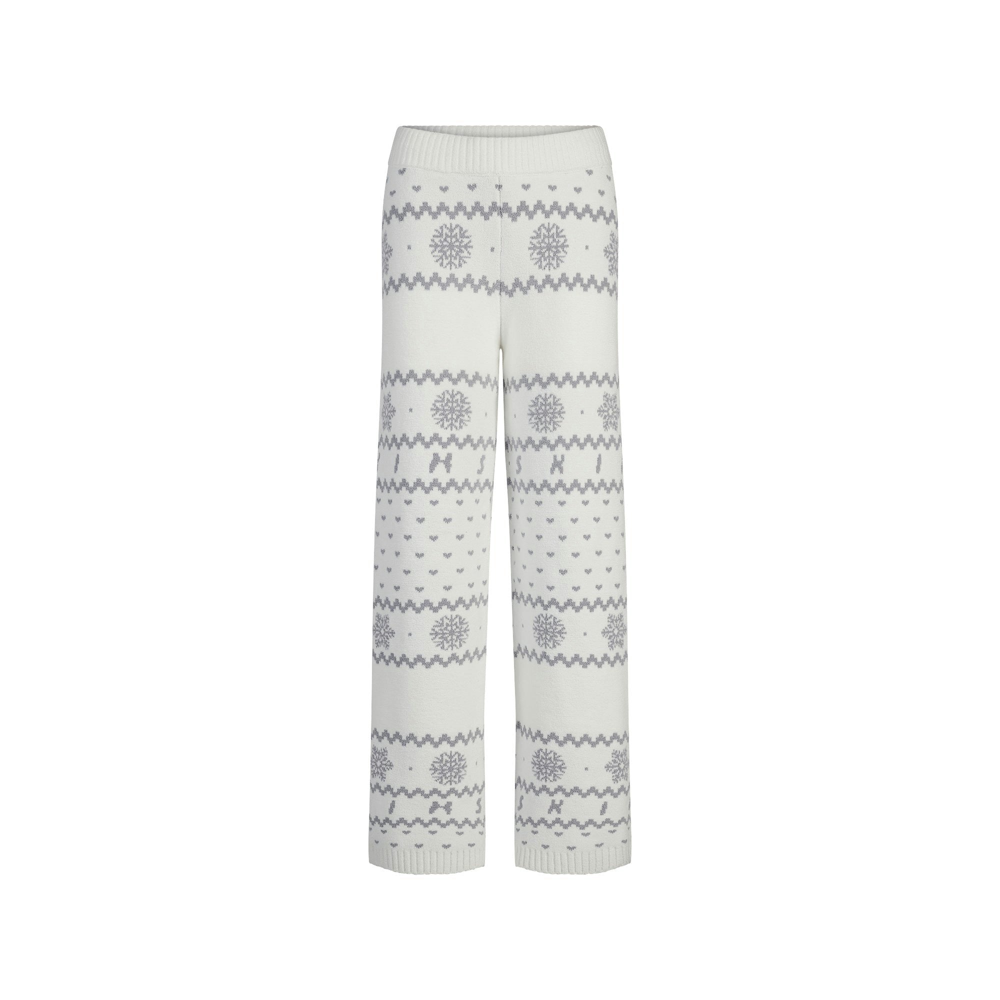 Skims Cozy Light Pant Marble Heart Fair Isle