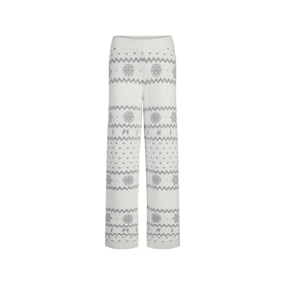 Skims Cozy Light Pant Marble Heart Fair Isle