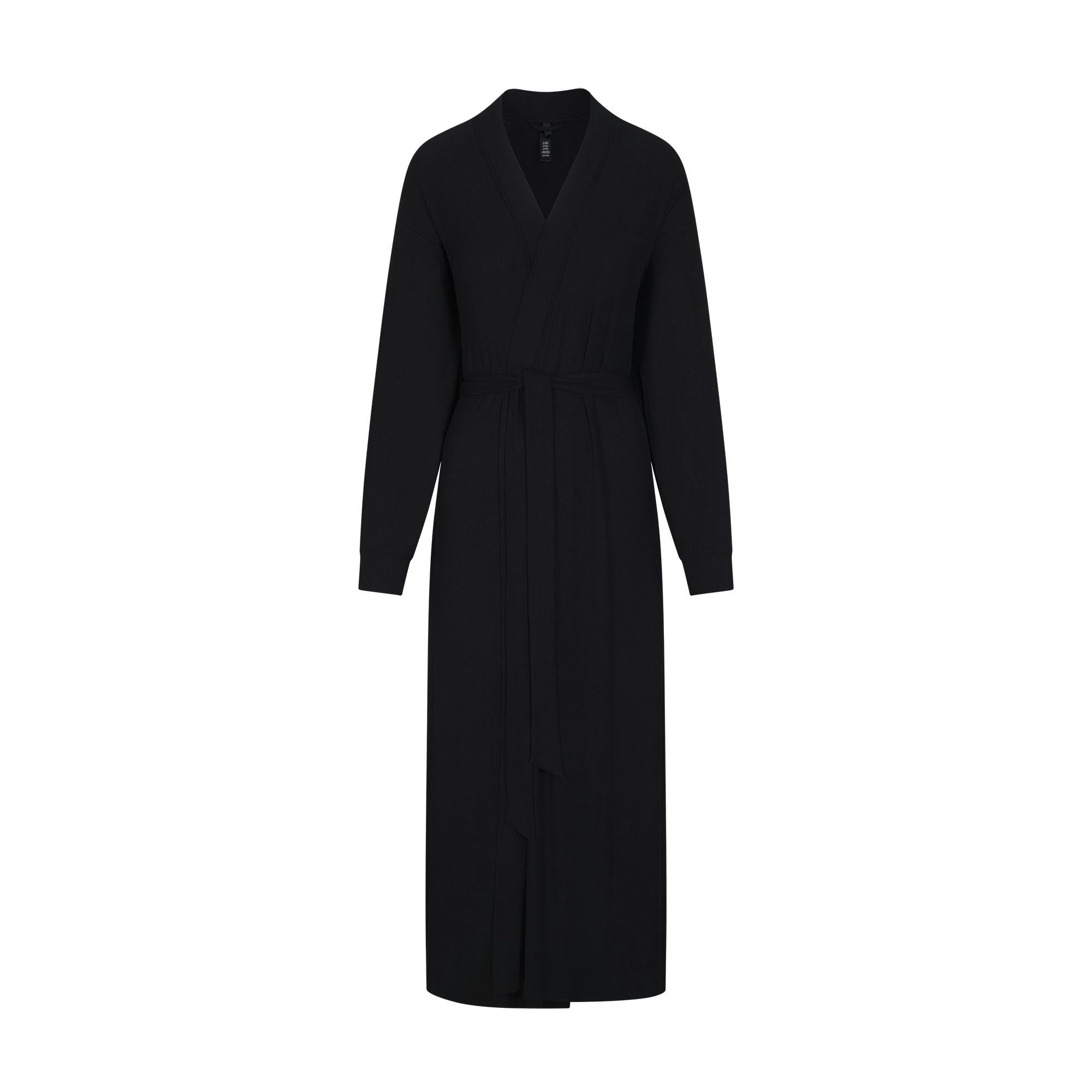 Skims Soft Lounge Long Robe Onyx