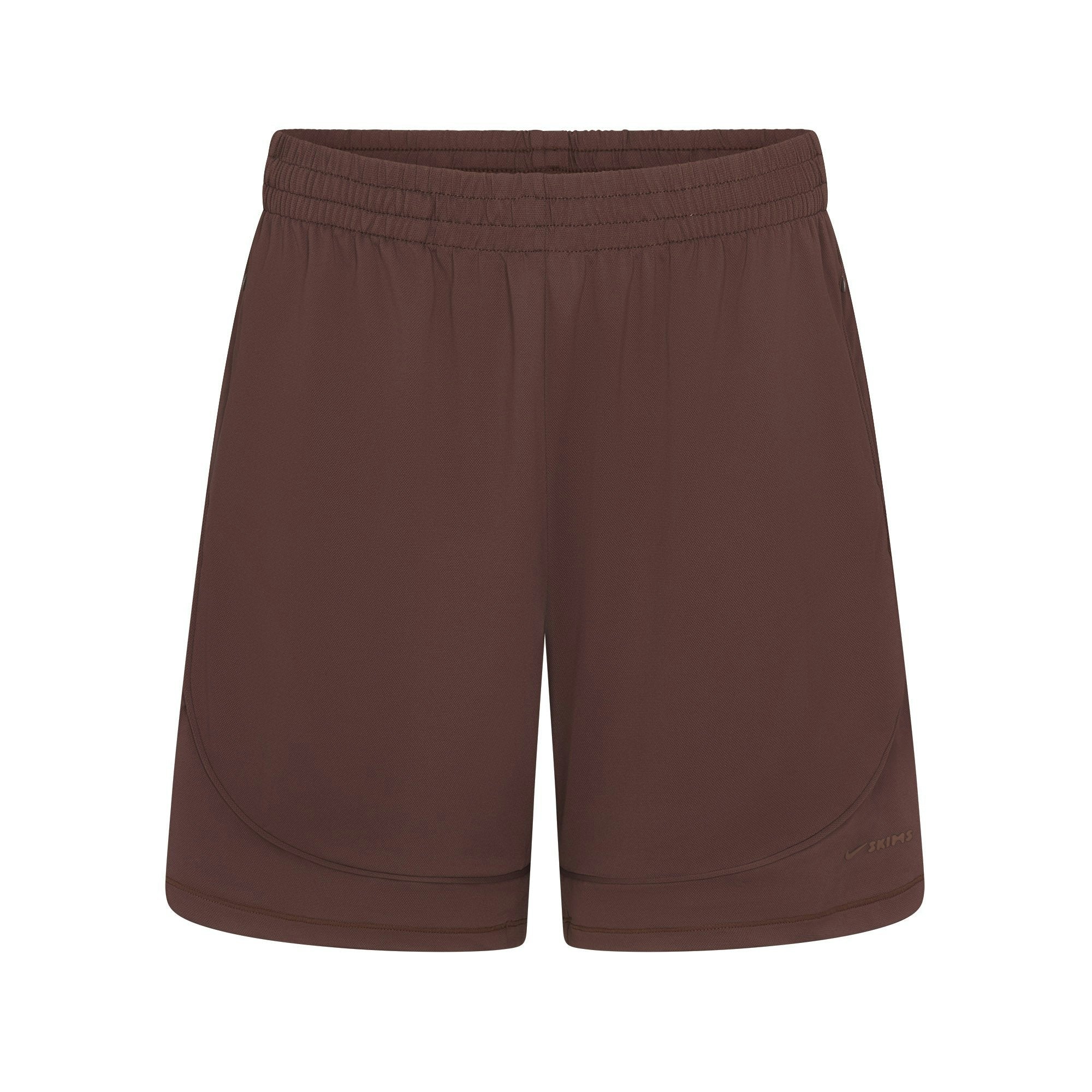 Skims Nikeskims Airy Relaxed Short Dark Sepia