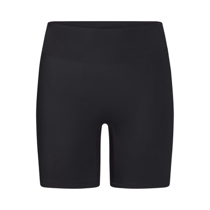 Skims Nikeskims Shine Bonded Waist 5" Biker Short Obsidian