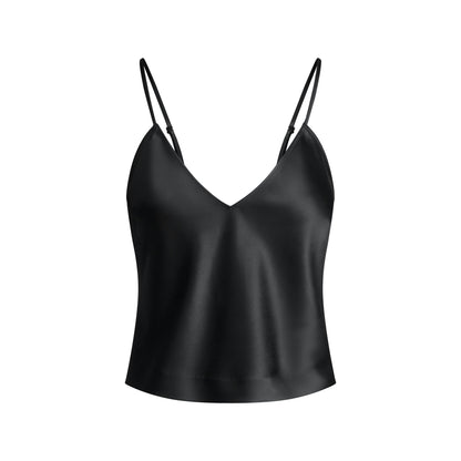 Skims Heavyweight Satin Cami Onyx
