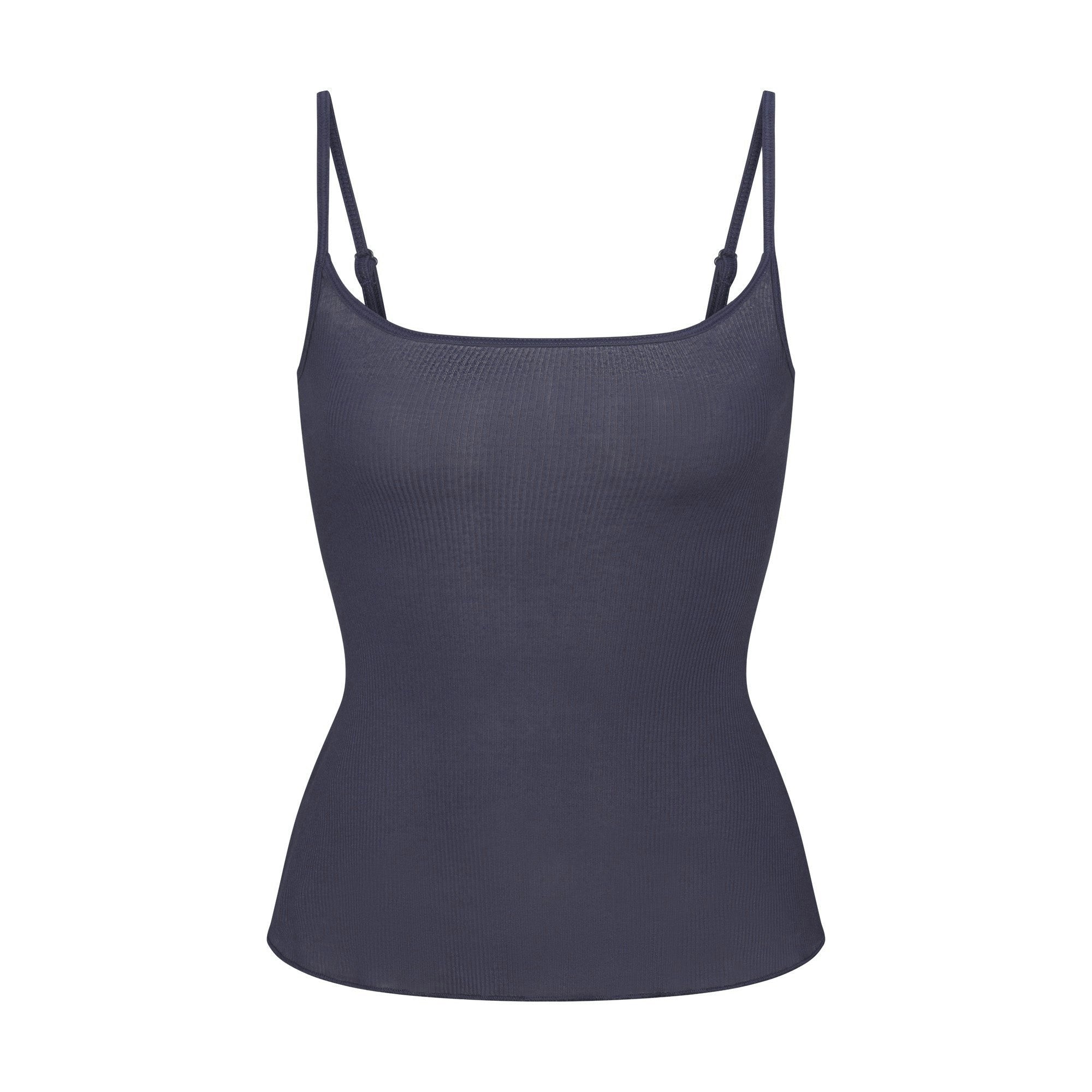 Skims Sheer Rib Long Cami Sleet