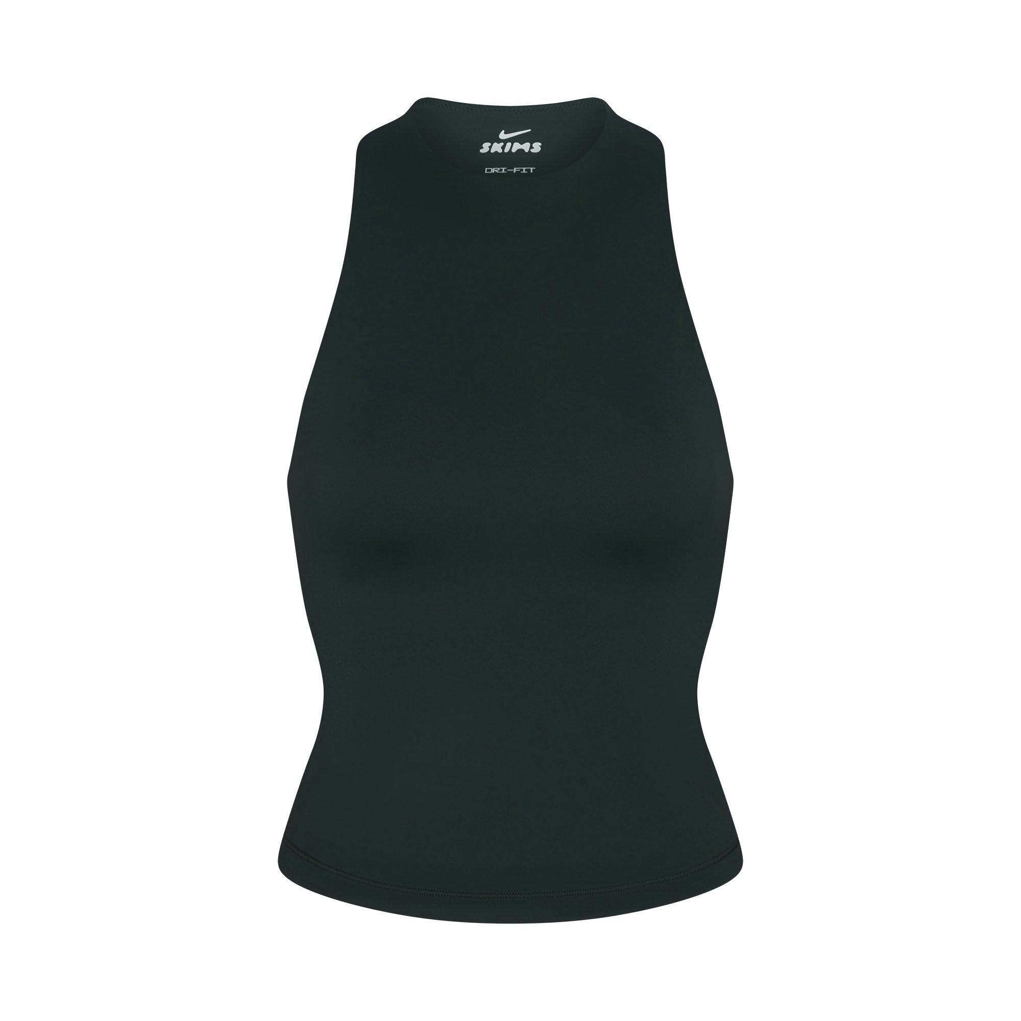 Skims Nikeskims Matte Mock Neck Racer Tank Dark Teal