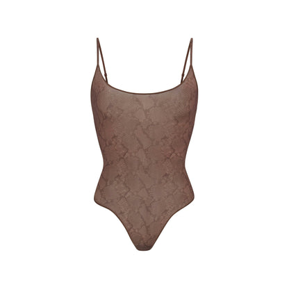 MILKY SHEER CAMI BODYSUIT