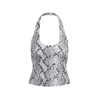 CLING MATTE HALTER TOP