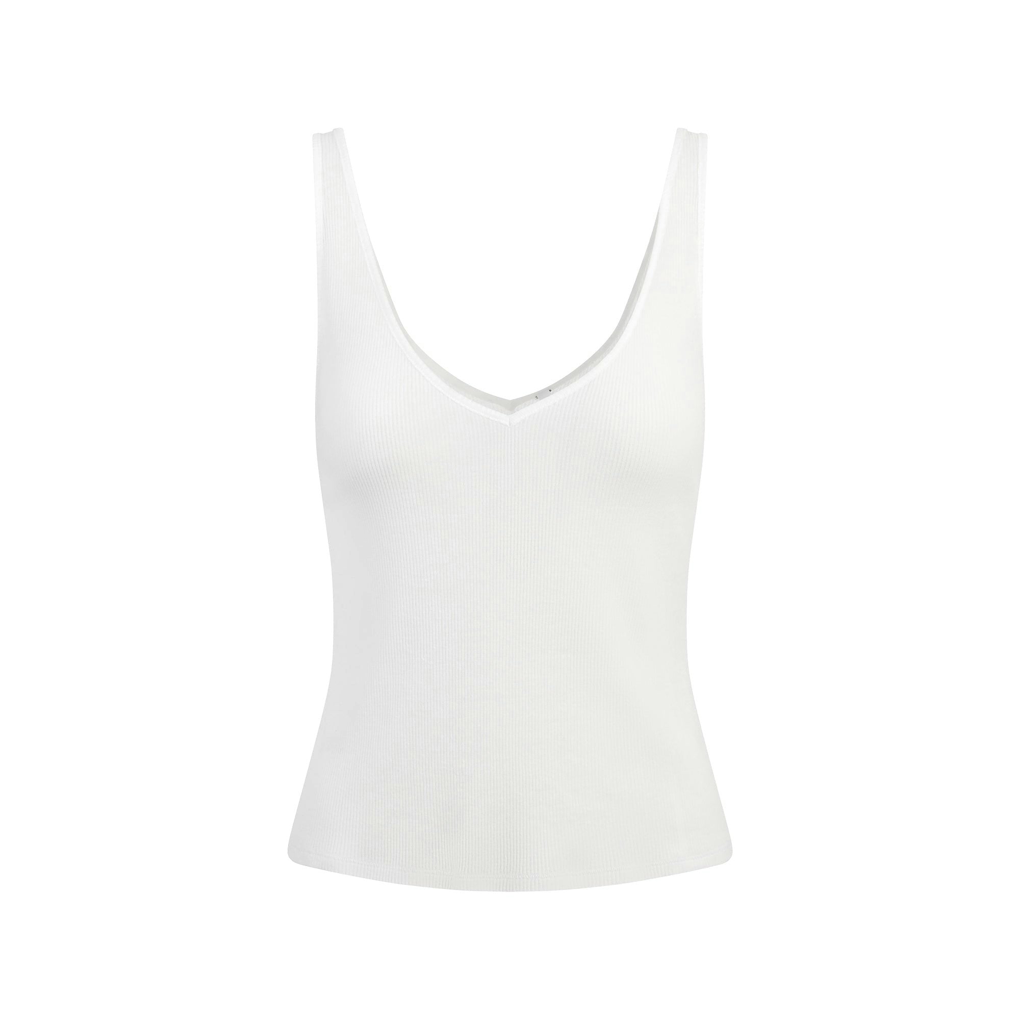 SHEER RIB V NECK TANK