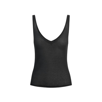 SHEER RIB V NECK TANK
