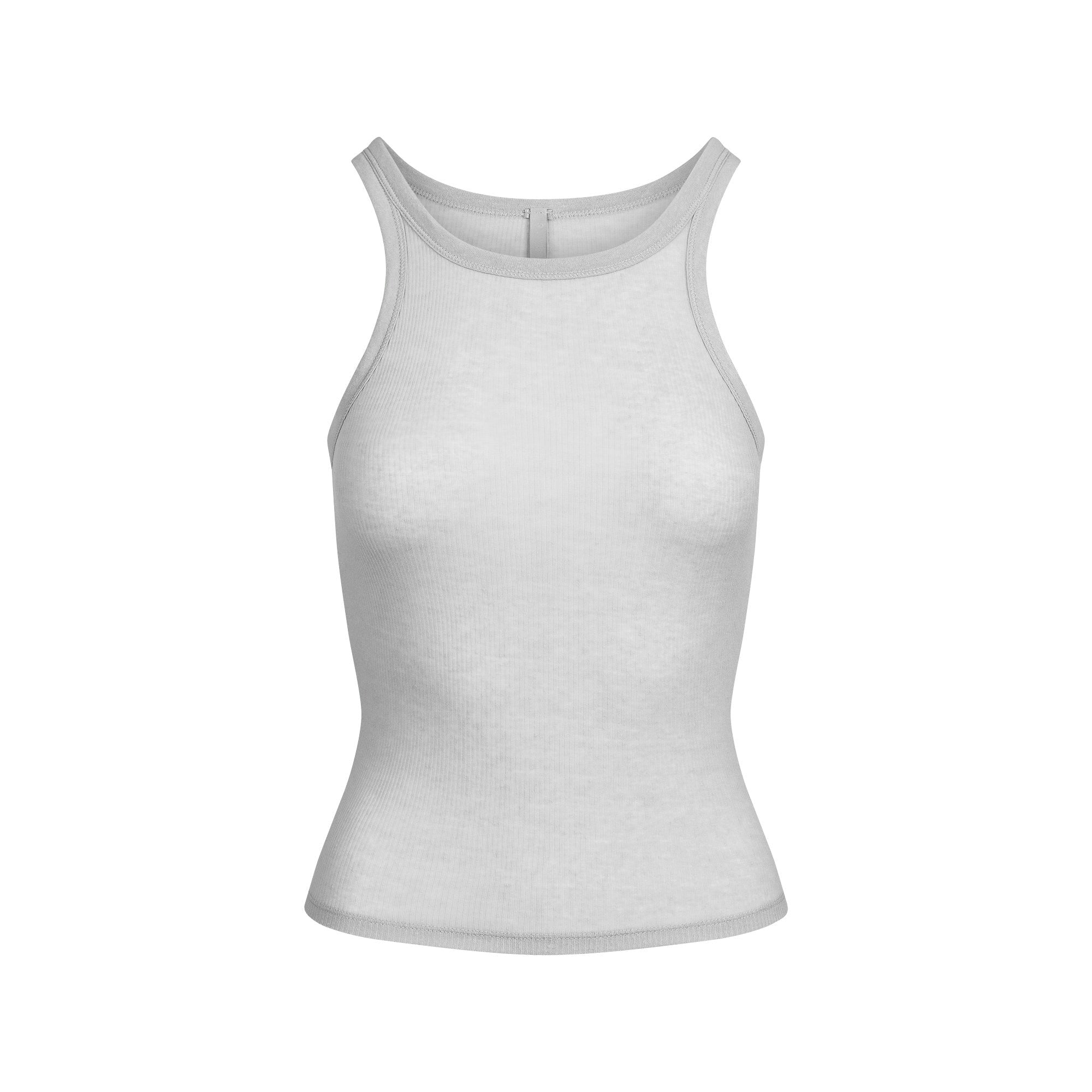 Skims Sheer Rib Tank Light Heather Grey