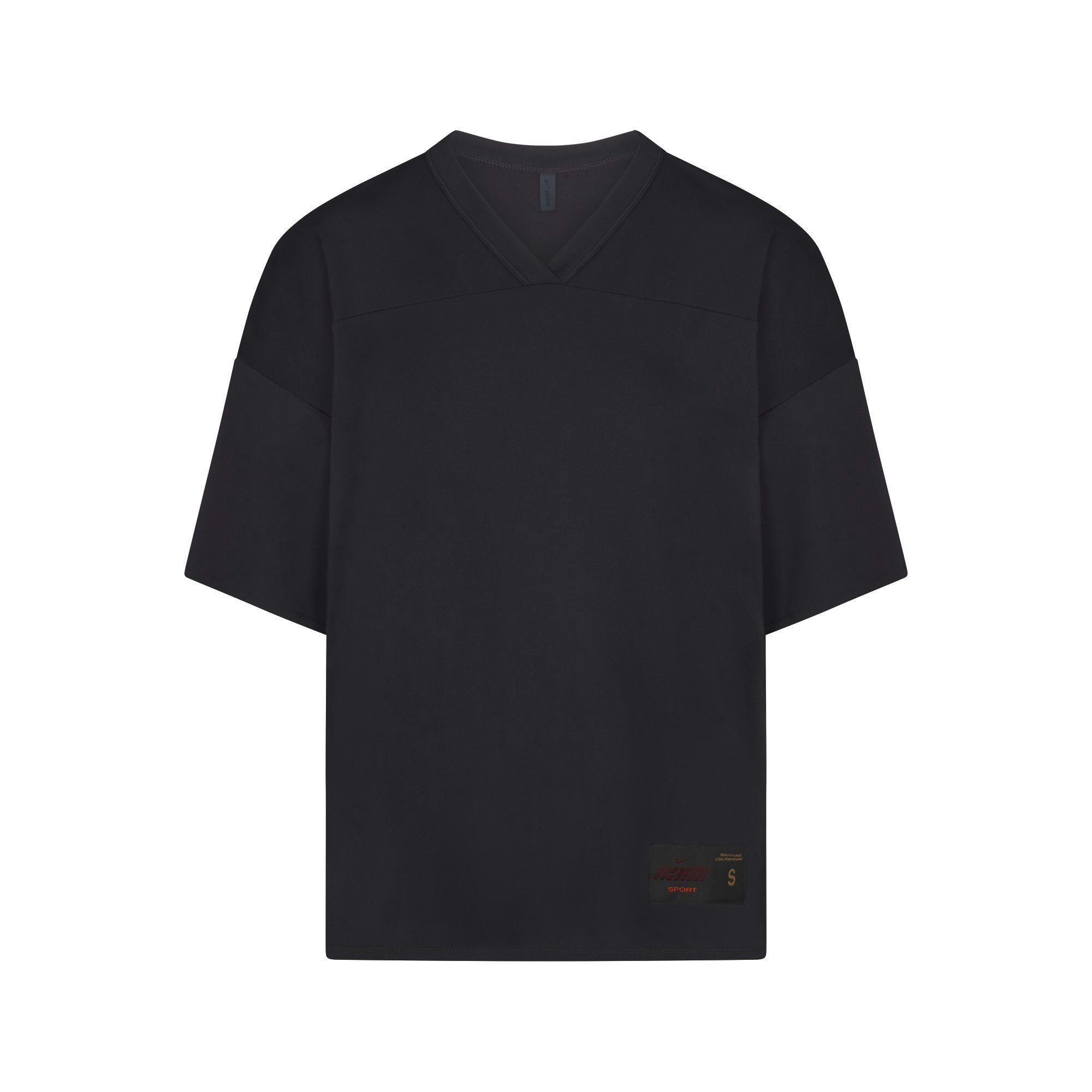Skims Nikeskims Airy V-Neck Oversized Top Obsidian