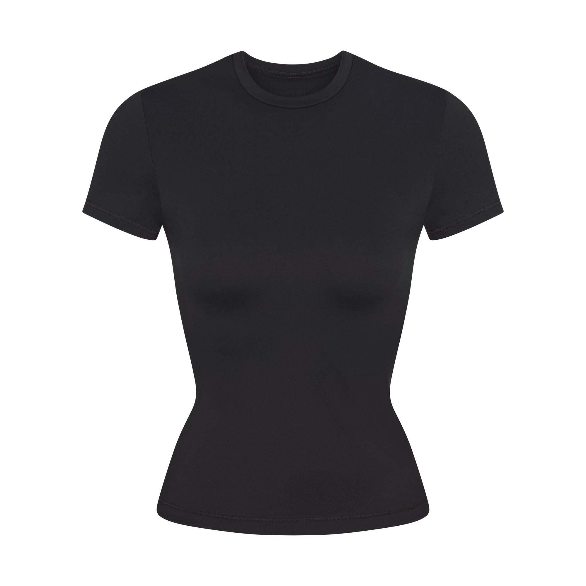 Skims Nikeskims Matte Padded Baby Tee Obsidian