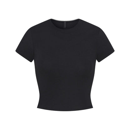 DROP NEEDLE POINTELLE BABY TEE