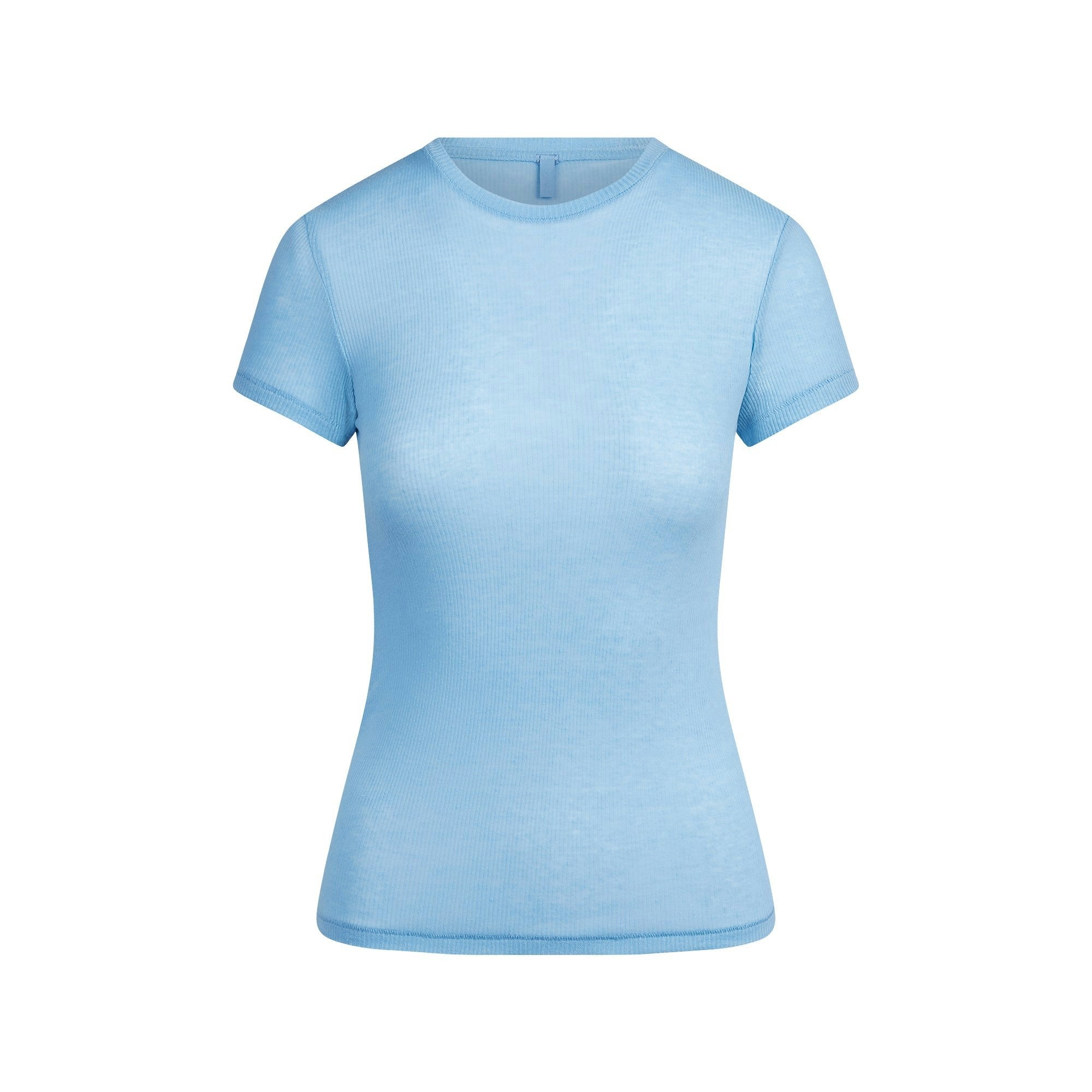 SHEER RIB T-SHIRT