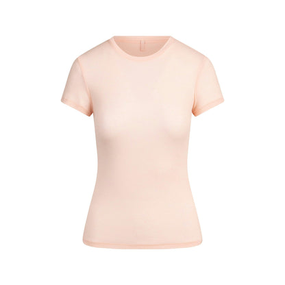 SHEER RIB T-SHIRT