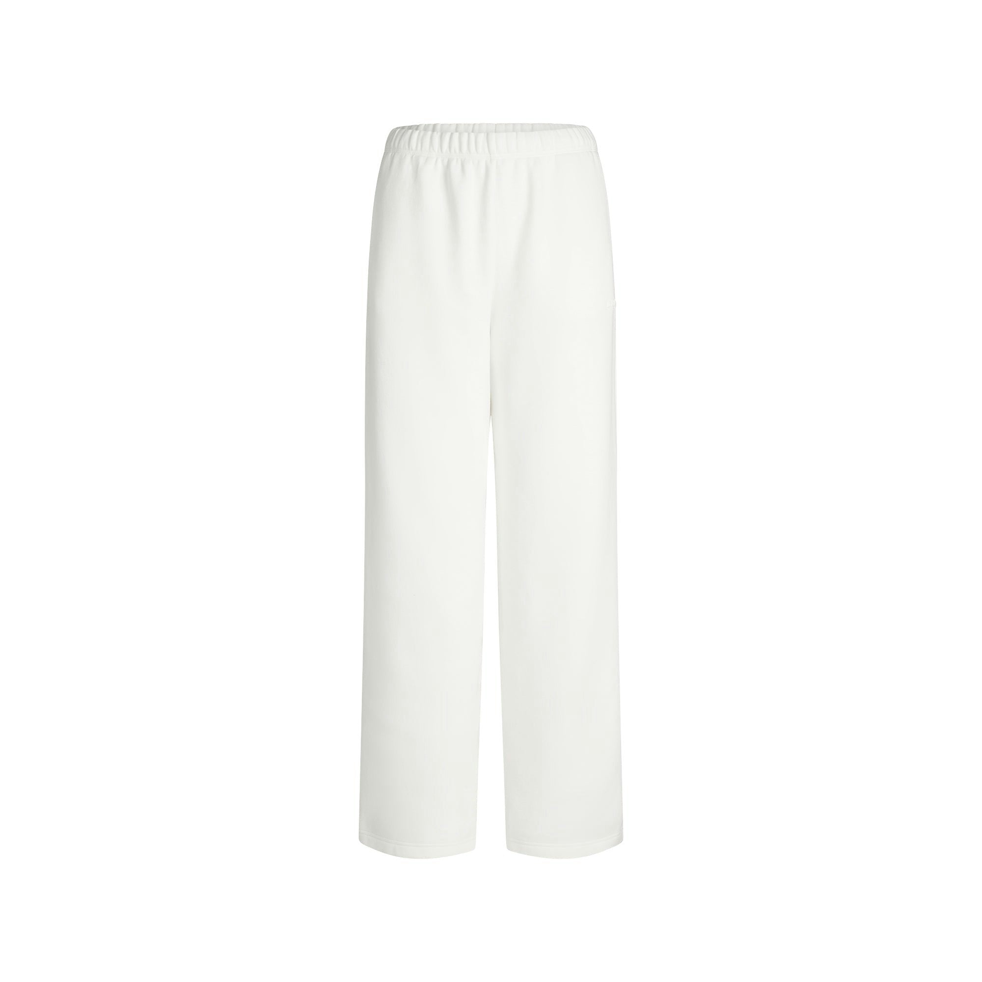Skims Cotton Fleece Classic Straight Leg Pant Marble