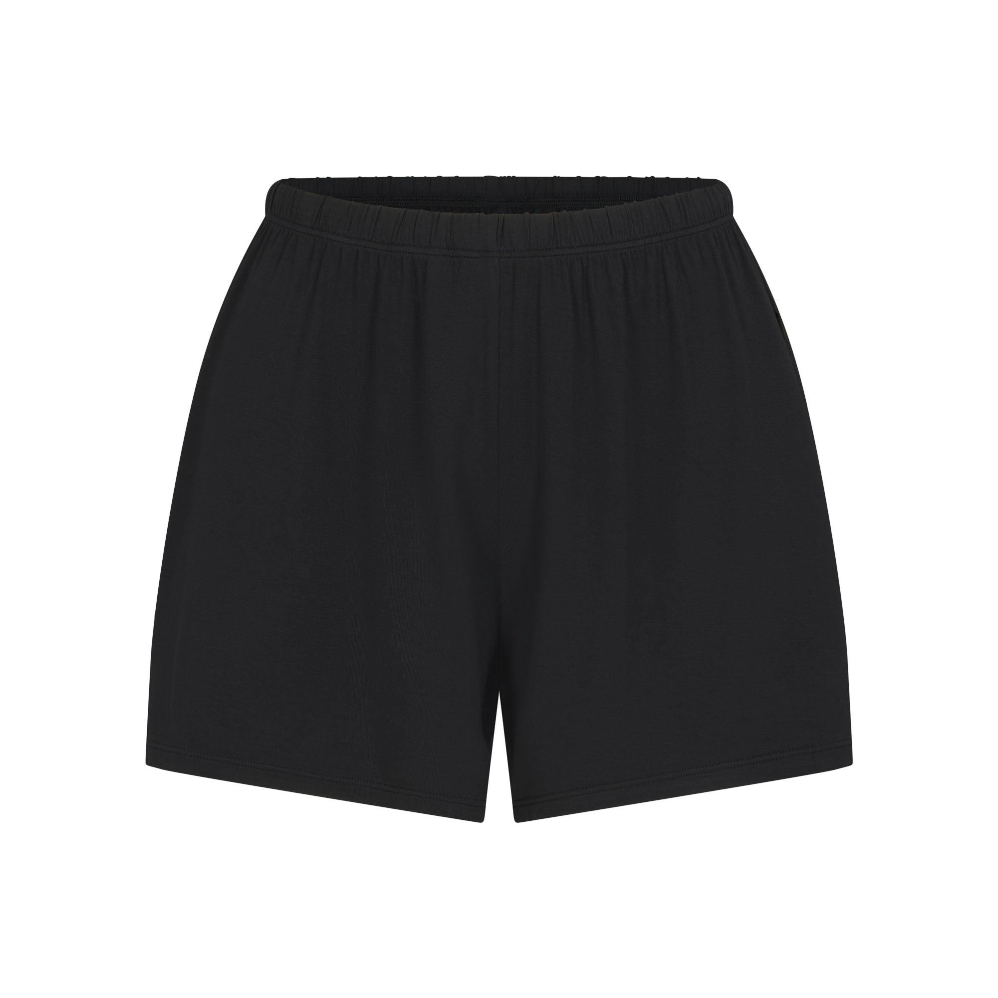 Skims Skims Sleep Short Sleeve Button Up Set Onyx