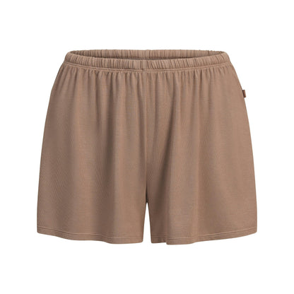 Skims Skims Sleep Short Sleeve Button Up Set Fossil