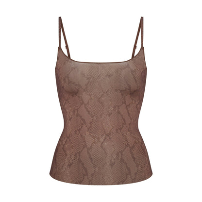 Skims Milky Sheer Cami Jasper Snake Print