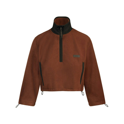 Skims Outdoor Fleece Half Zip Pullover Chai