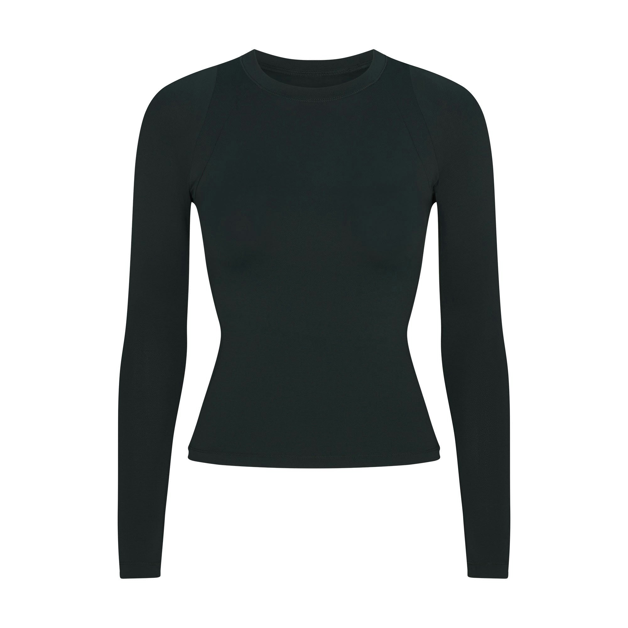 Skims Nikeskims Airy Long Sleeve Crew Neck Top Dark Teal