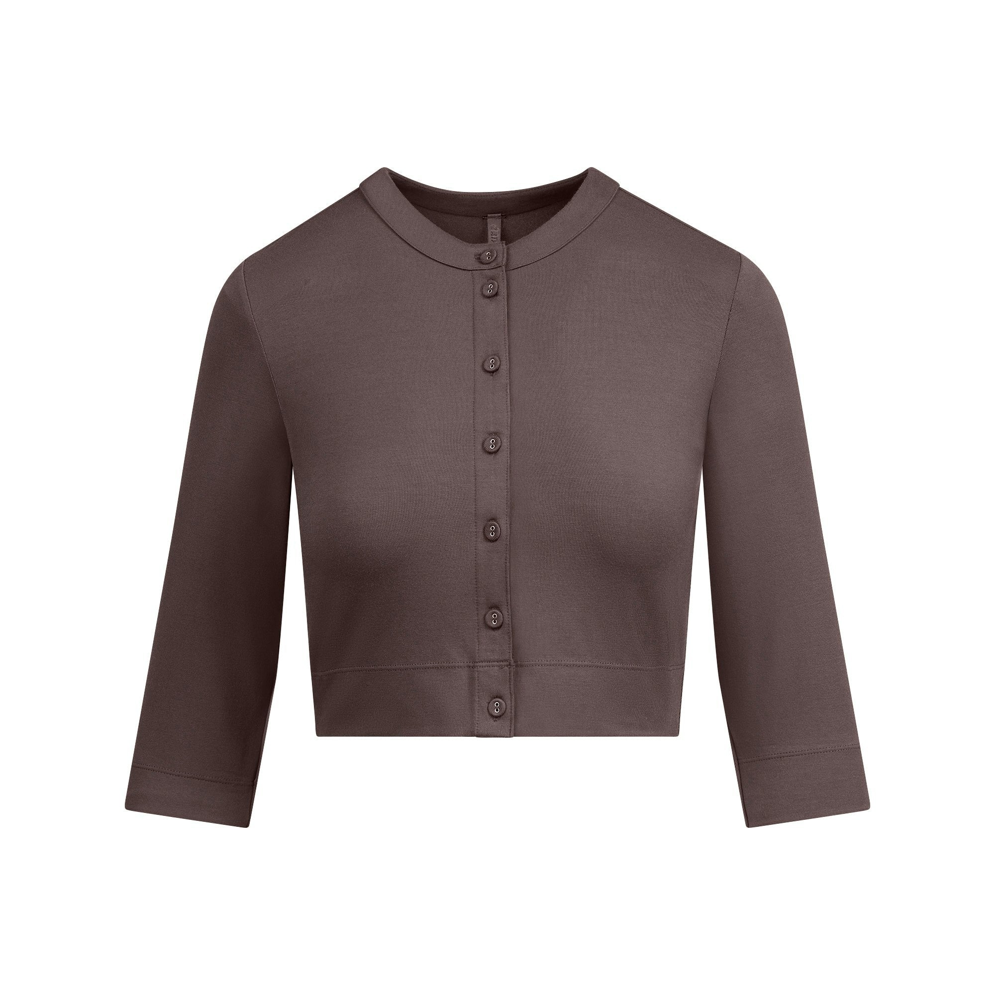 SMOOTH LAYERS CROPPED CARDIGAN