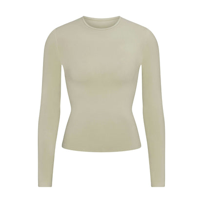 SOFT SMOOTHING SEAMLESS LONG SLEEVE T-SHIRT