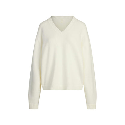 Skims Sweater Knits Pullover V Neck Ivory