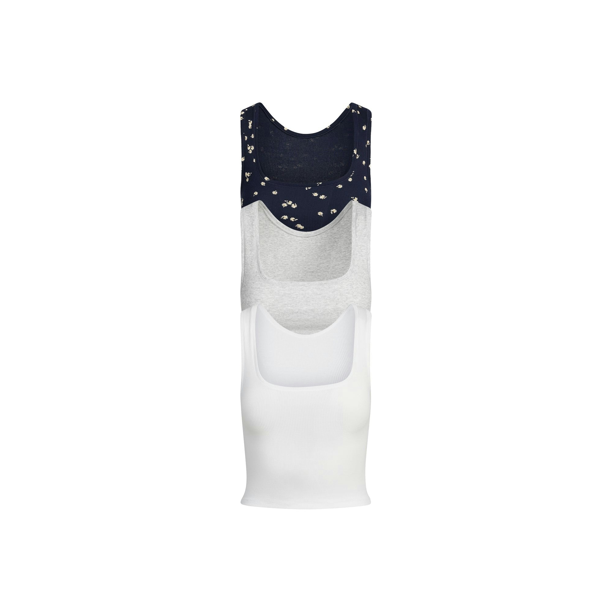 COTTON RIB TANK 3-PACK