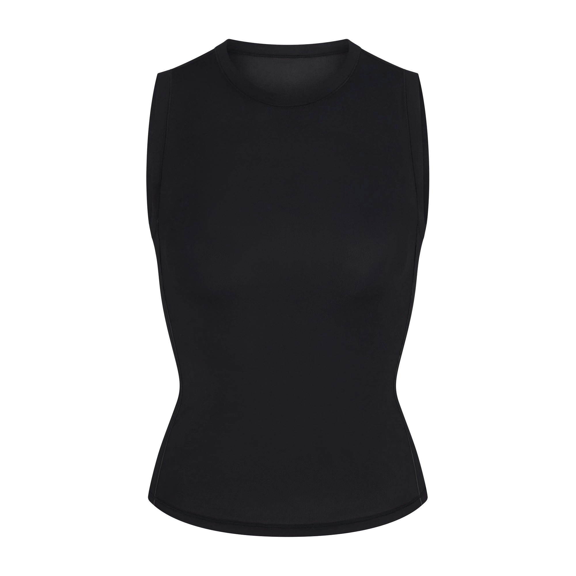 Skims Nikeskims Weightless Layers Sleeveless Top Obsidian