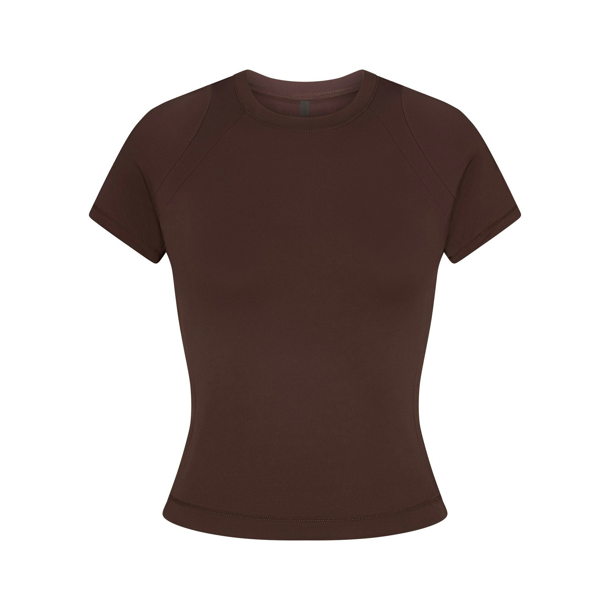 Skims Nikeskims Airy Baby Tee Dark Sepia