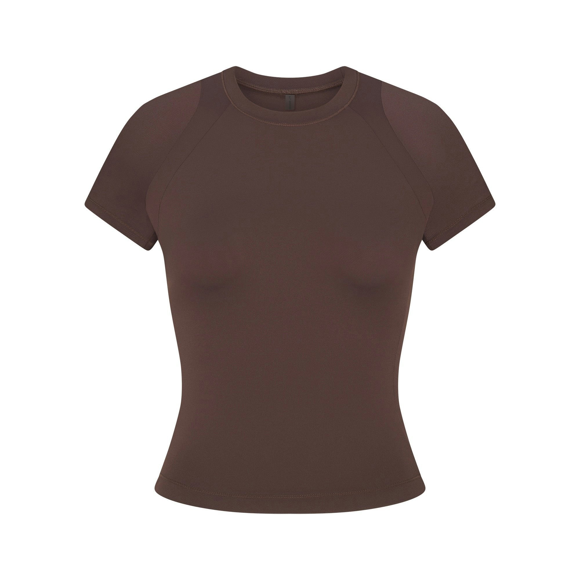 Skims Nikeskims Airy Baby Tee Dark Sepia