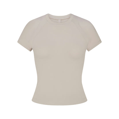 Skims Nikeskims Airy Baby Tee Stone