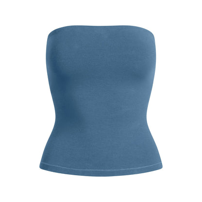 COTTON JERSEY TUBE TOP