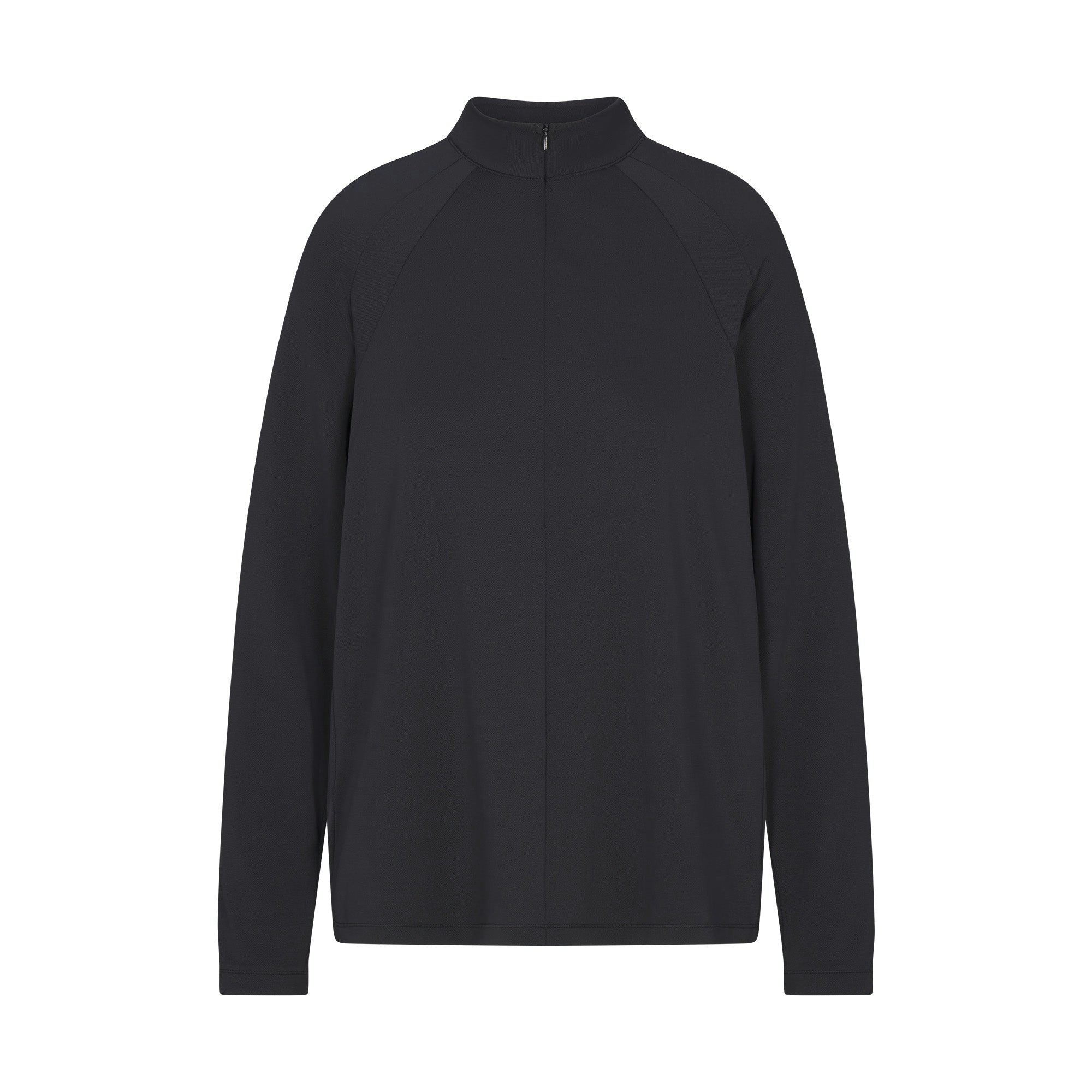 Skims Nikeskims Airy Long Sleeve Half Zip Obsidian