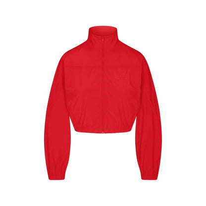 Skims Nikeskims Woven Nylon Crop Jacket Ruby