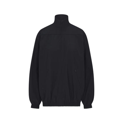 Skims Nikeskims Woven Nylon Oversized Track Jacket Obsidian