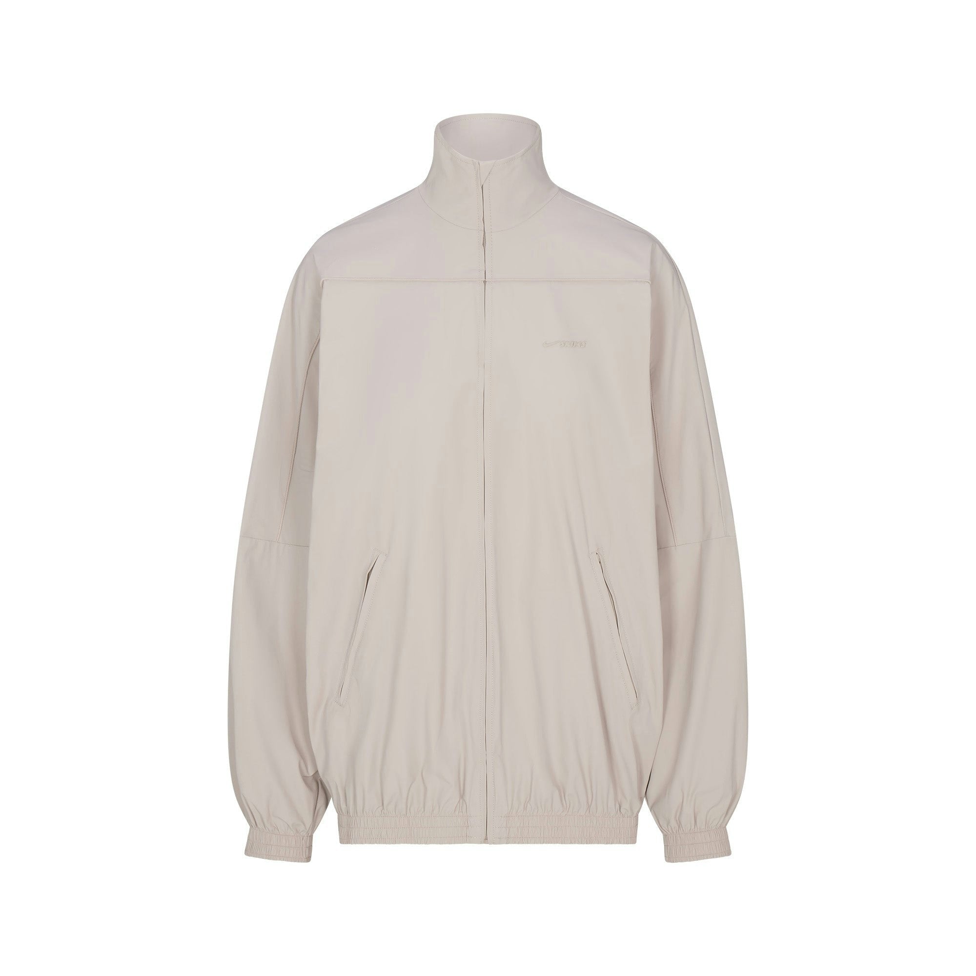 Skims Nikeskims Woven Nylon Oversized Track Jacket Stone