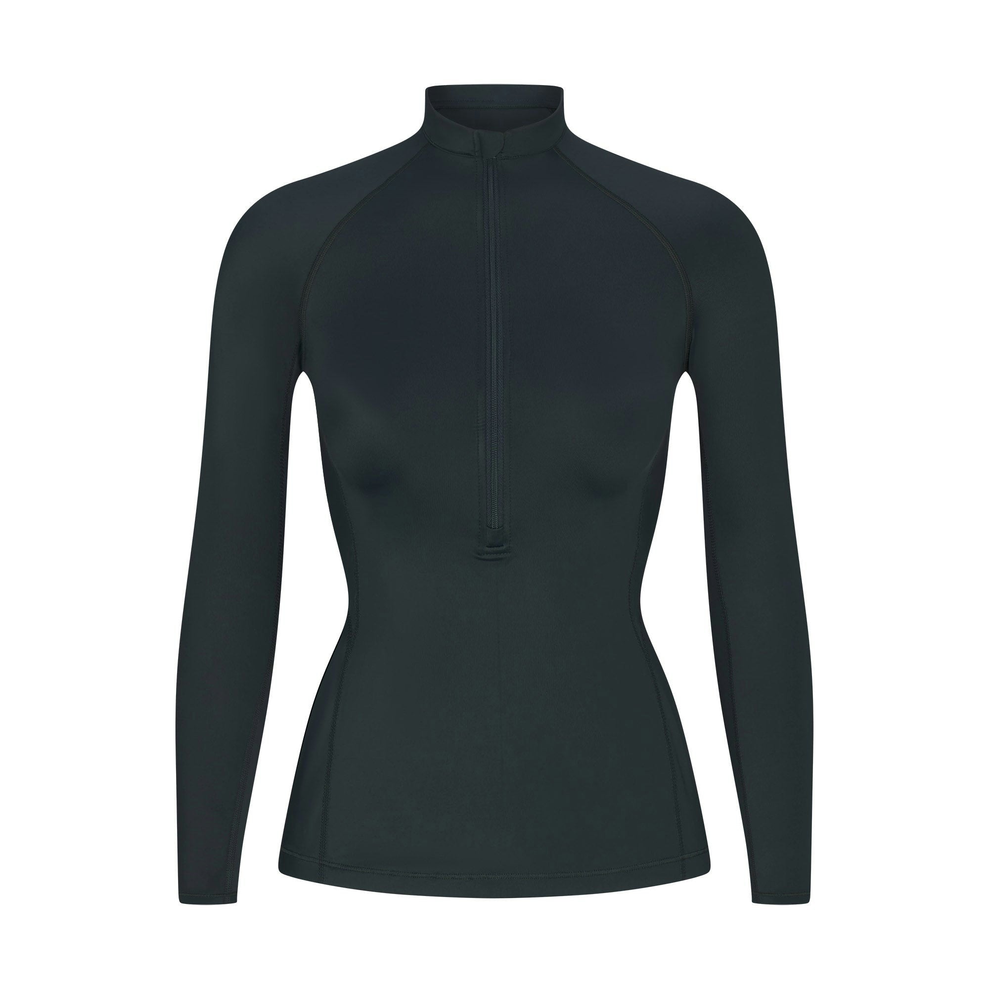 Skims Nikeskims Shine Long Sleeve Half Zip Dark Teal