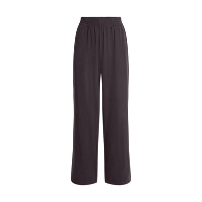 Skims Cotton Jersey Wide Leg Pant Iron