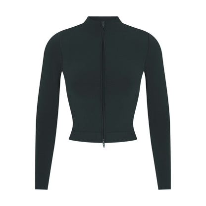 Skims Nikeskims Vintage Seamless Full Zip Jacket Dark Teal