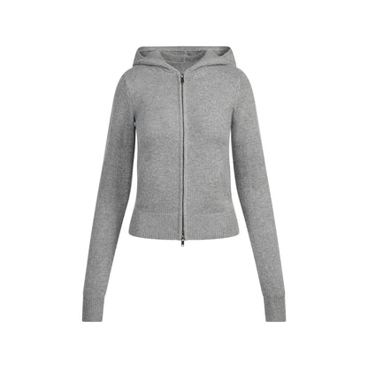 CASHMERE ZIP UP HOODIE