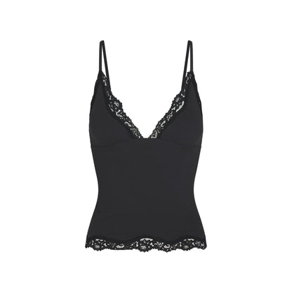 Skims Fits Everybody Lace Triangle Cami Onyx