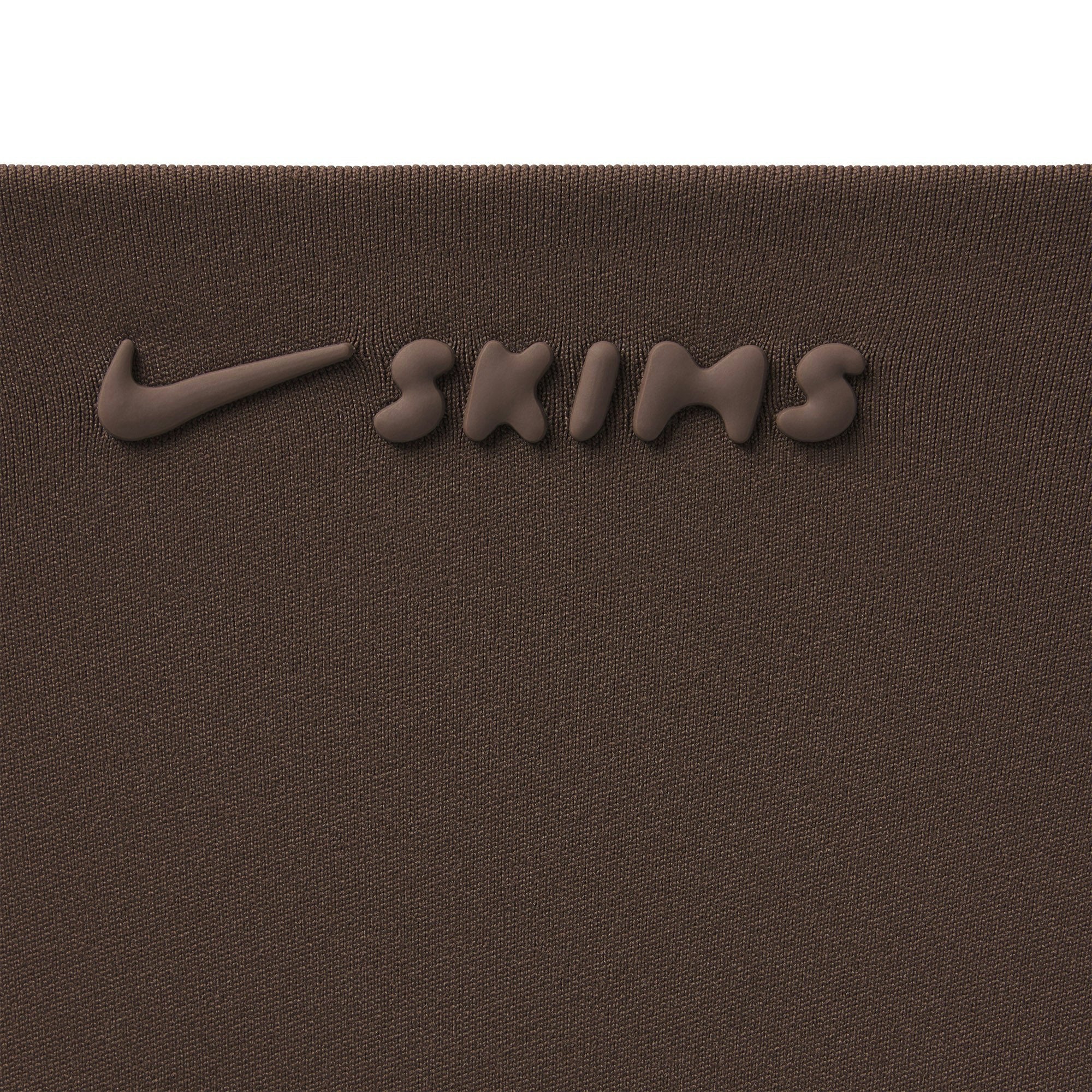 Skims Nikeskims Matte Double Strap Scoop Bra Dark Sepia