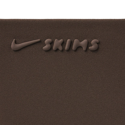 Skims Nikeskims Matte V-Neck Bra Top Dark Sepia