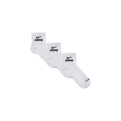 Skims Nikeskims Accessories Dri-Fit Quarter Crew Sock 3-Pack Snow